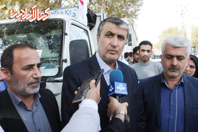 اعزام 10 کامیون کمکهای مردمی مازندران به مناطق زلزله زده کرمانشاه 