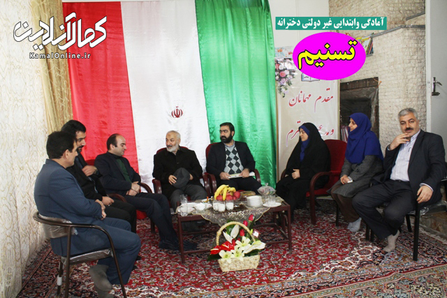 دیدار صمیمی دکتر منصوری لاریجانی با مدیریت و کارکنان آمادگی و دبستان غیردولتی دخترانه تسنیم آمل + عکس
