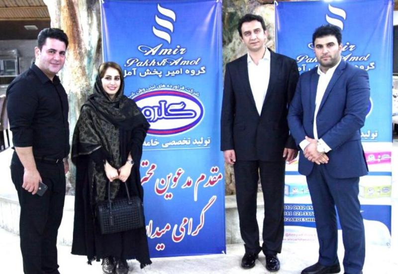 برگزاری همایش بزرگ شرکت وطن شیر تبریز (خامه گلرود) و گروه امیر پخش آمل