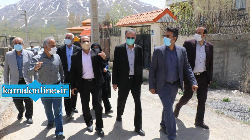گزارش تصویری کمال آنلاین : یک روز کاری فرماندار ویژه آمل در لاریجان 