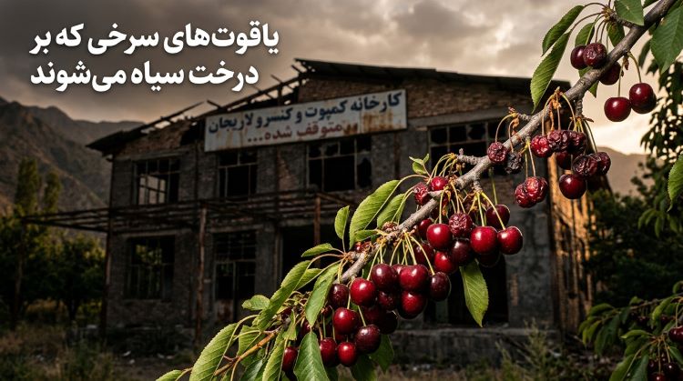 از صنایع تبدیلی مخروبه تا سردخانه‌های خیالی؛ تراژدی ناتمام تولیدکنندگان گیلاس در آمل