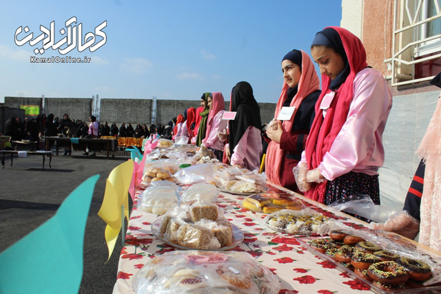 برگزاری بازارچه محلی در دبیرستان دخترانه شهید بهروز غلامی پاشاکلا دشت سر آمل  + عکس