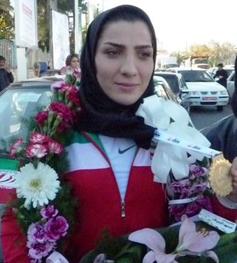 افتخار آفرینی بانوی آملی بعنوان نخستین طلایی ایران درجام جهانی ساندا چین 