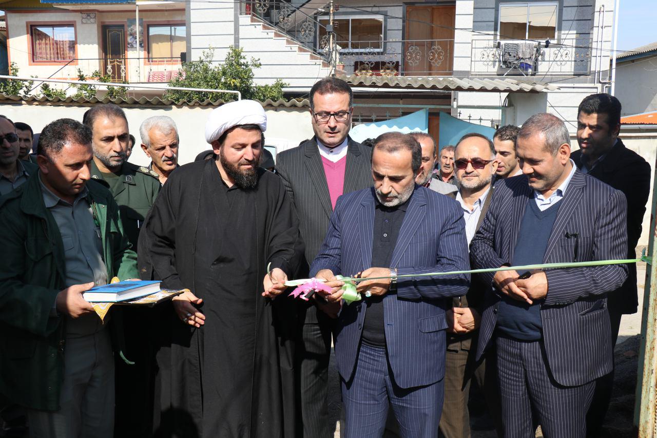  افتتاح 5 پروژه عمرانی وخدماتی در چهارمين روز از دهه مبارک فجر در بخش دابو و دشت سر +عکس