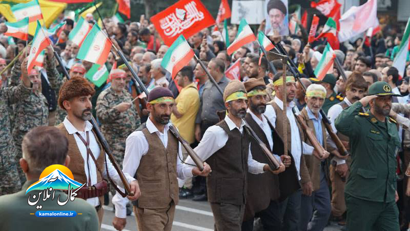 گزارش تصویری کمال آنلاین : رزمایش بزرگ جان‌فدایان ایران در ساری