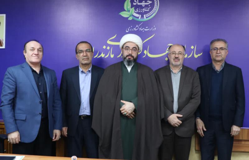 انتصاب سرپرستان جدید معاونت توسعه بازرگانی و مدیریت حوزه ریاست سازمان جهاد کشاورزی مازندران