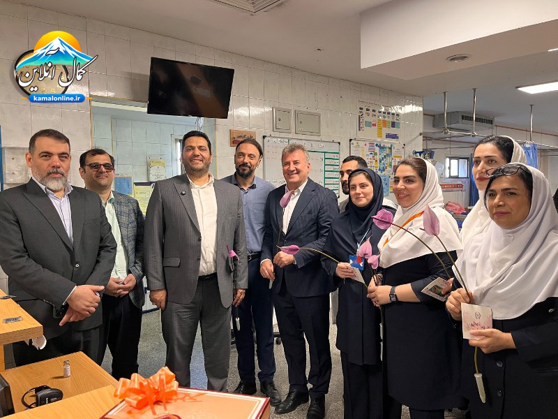 گزارش تصویری کمال آنلاین : قدردانی مسئولان آملی  از خدمات پرستاران بیمارستان های شهرستان آمل همزمان با میلاد حضرت زینب 