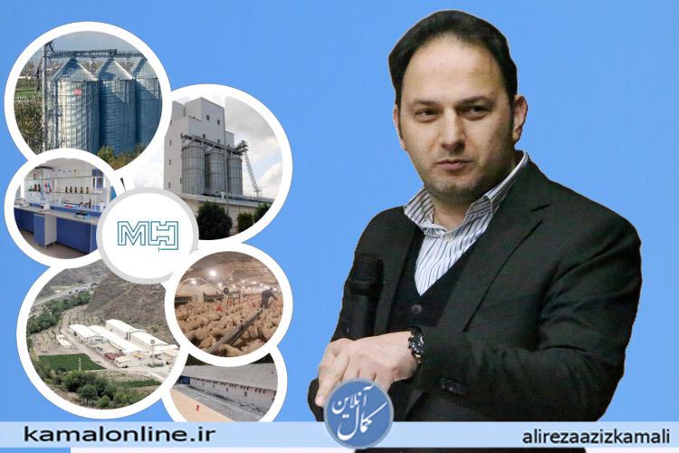 نشان افتخار وزارت علوم بر سینه دکتر میران آملی چهره برتر صنعتی کشور 