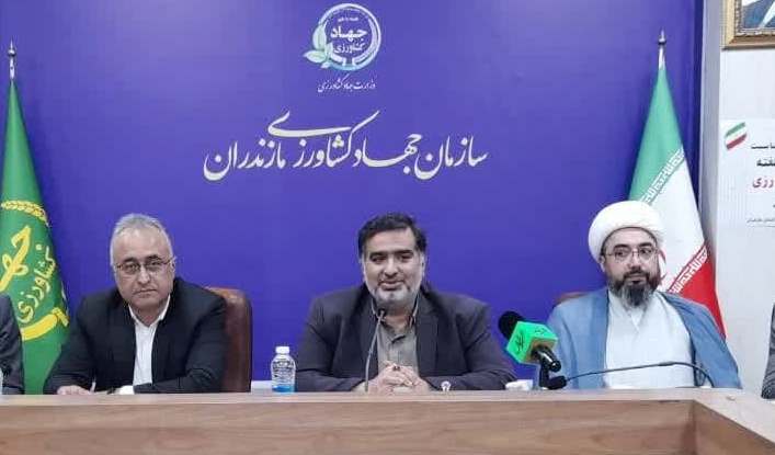 افتتاح ۶۲ پروژه کشاورزی مازندران در هفته جهاد کشاورزی