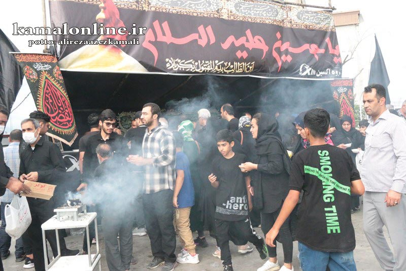 گزارش تصویری کمال آنلاین ، پیاده روی اربعین حسینی مسیر« حرم تا حرم» در آمل (1) 