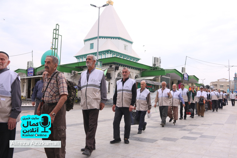 گزارش تصویری کمال آنلاین: اعزام کاروان پیاده عاشقان حسینی (حرم تا حرم) آمل 