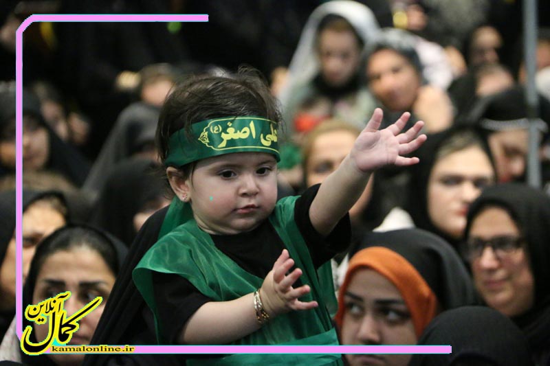 گزارش تصویری کمال آنلاین : طنین نوای لالایی علی اصغر در آستان امامزادگان آمل 