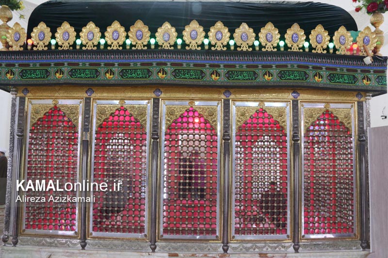 گزارش تصویری کمال آنلاین : عطرافشانی و بازگشایی ضریح مطهر امام زاده عبدالله(ع) شهرستان آمل 