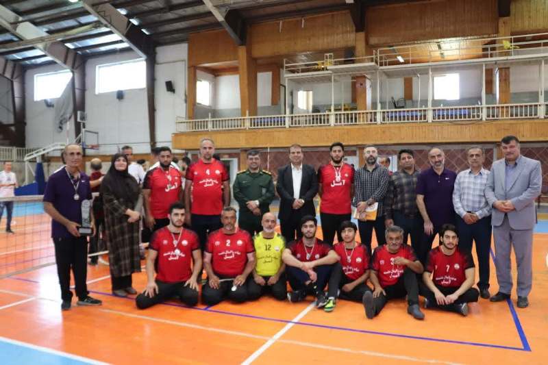 گزارش تصویری کمال آنلاین: برگزاری اختتامیه مسابقات والیبال نشسته قهرمانی مازندران