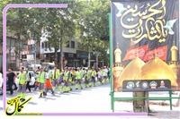 گزارش تصویری کمال آنلاین: برگزاری مراسم عزاداری و دسته روی پاکبانان شهرداری آمل