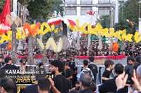 گزارش تصویری کمال آنلاین : علم کشی طوایف آمل درمحرم 